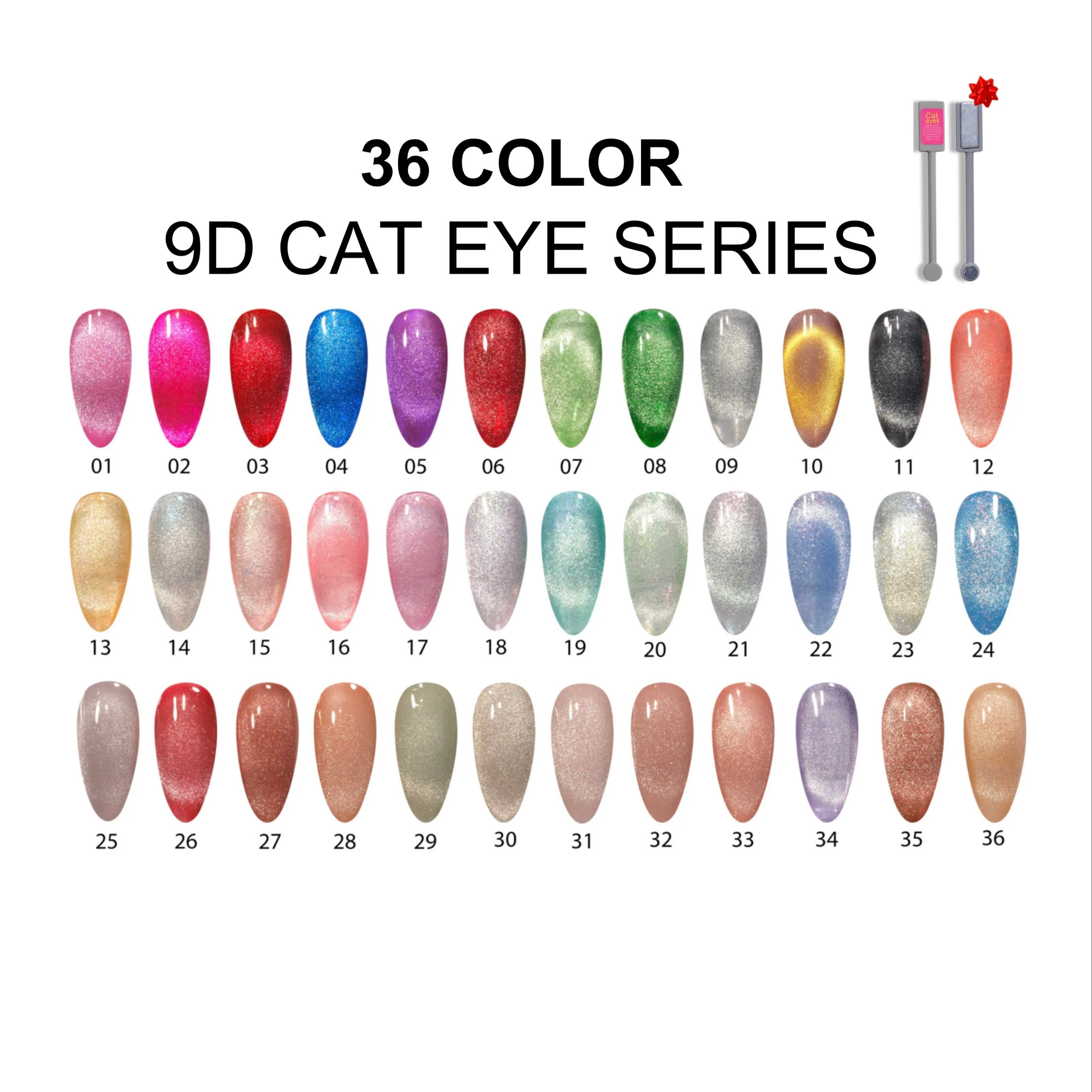 DC Framed Color Chart — 9D Cat Eye Collection - Image 5
