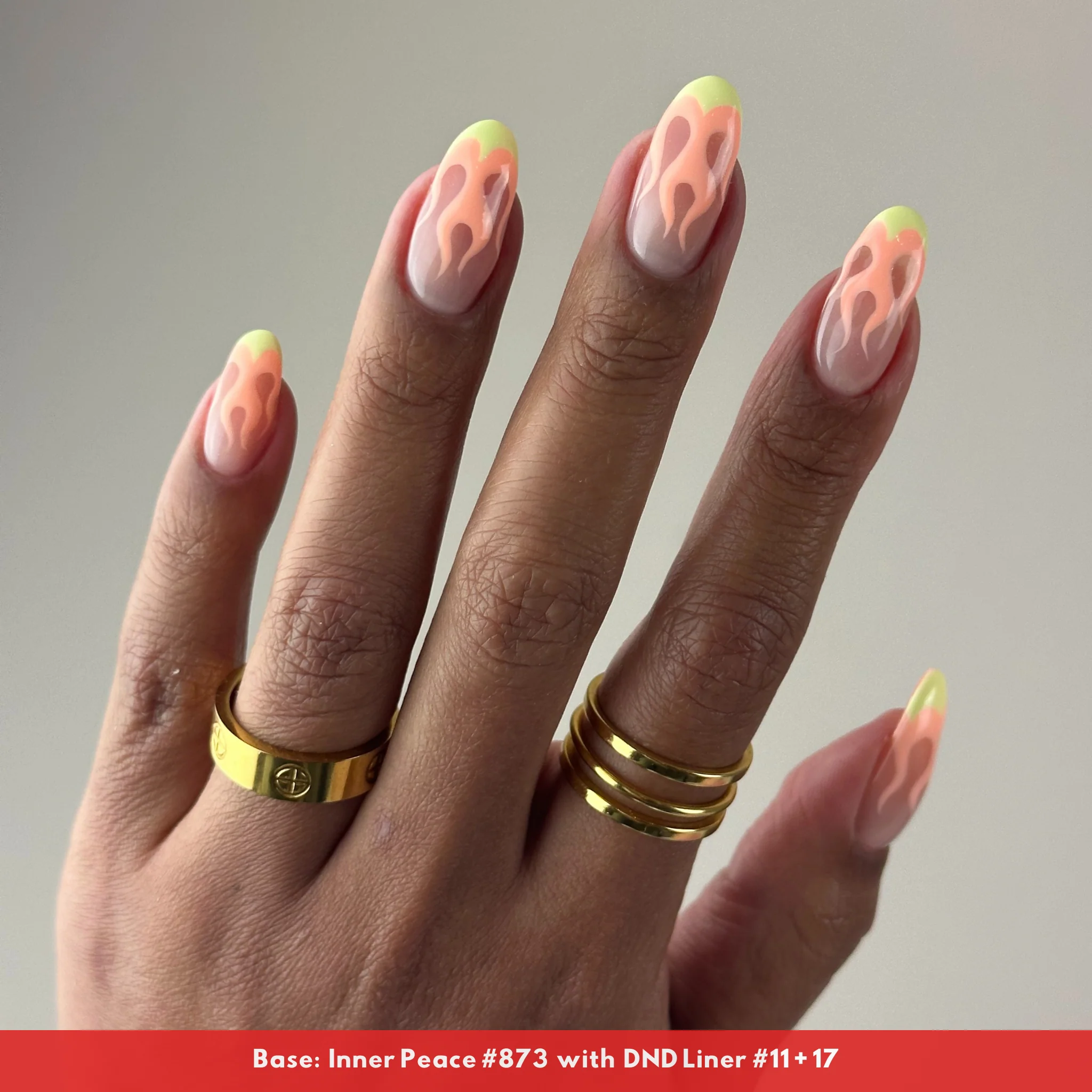 DND17 - Classic Lemon Yellow Gel Art Liner - Image 3