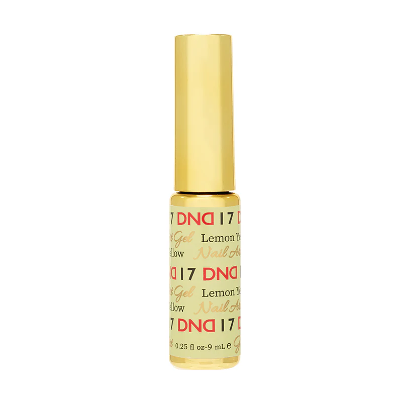 DND17 - Classic Lemon Yellow Gel Art Liner