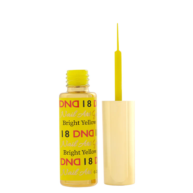 DND18 - Classic Bright Yellow Gel Art Liner - Image 2