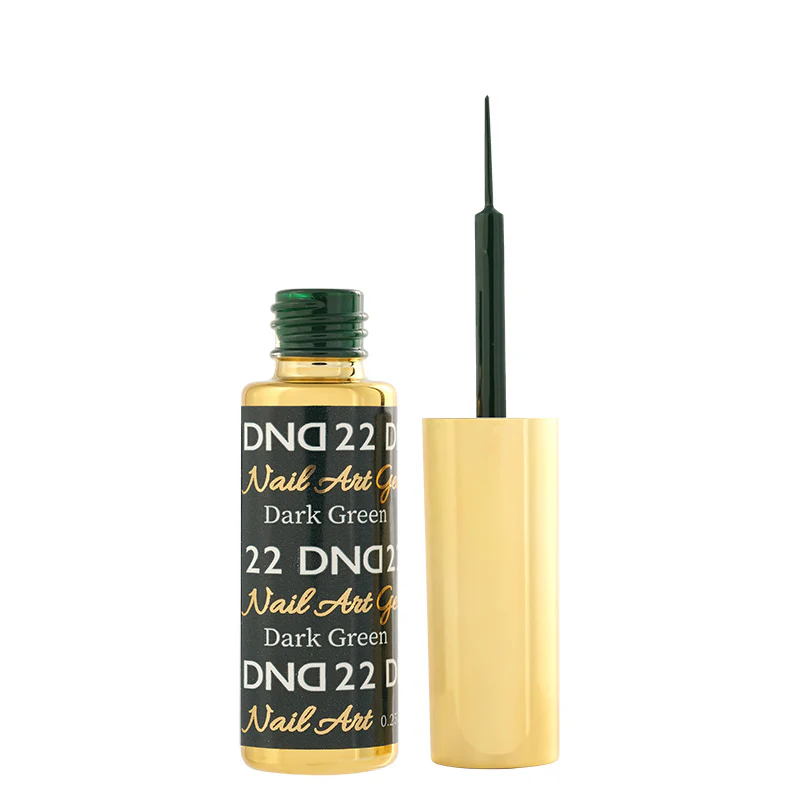 DND22 - Classic Dark Green Gel Art Liner - Image 2