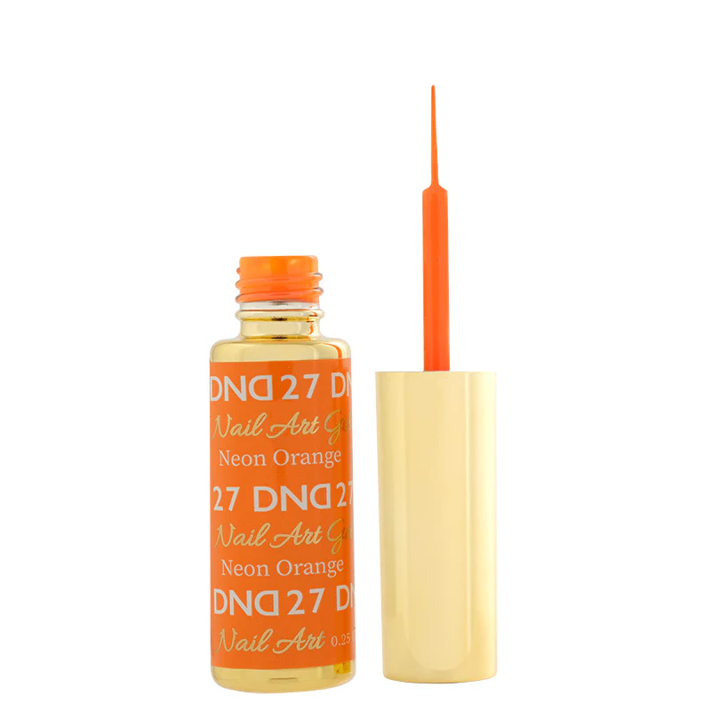 DND27 - Classic Neon Orange Gel Art Liner - Image 2