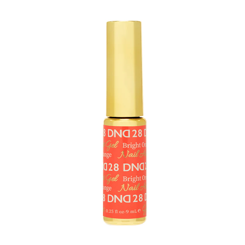 DND28 - Classic Bright Orange Gel Art Liner