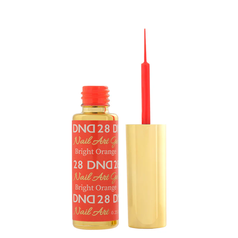 DND28 - Classic Bright Orange Gel Art Liner - Image 2
