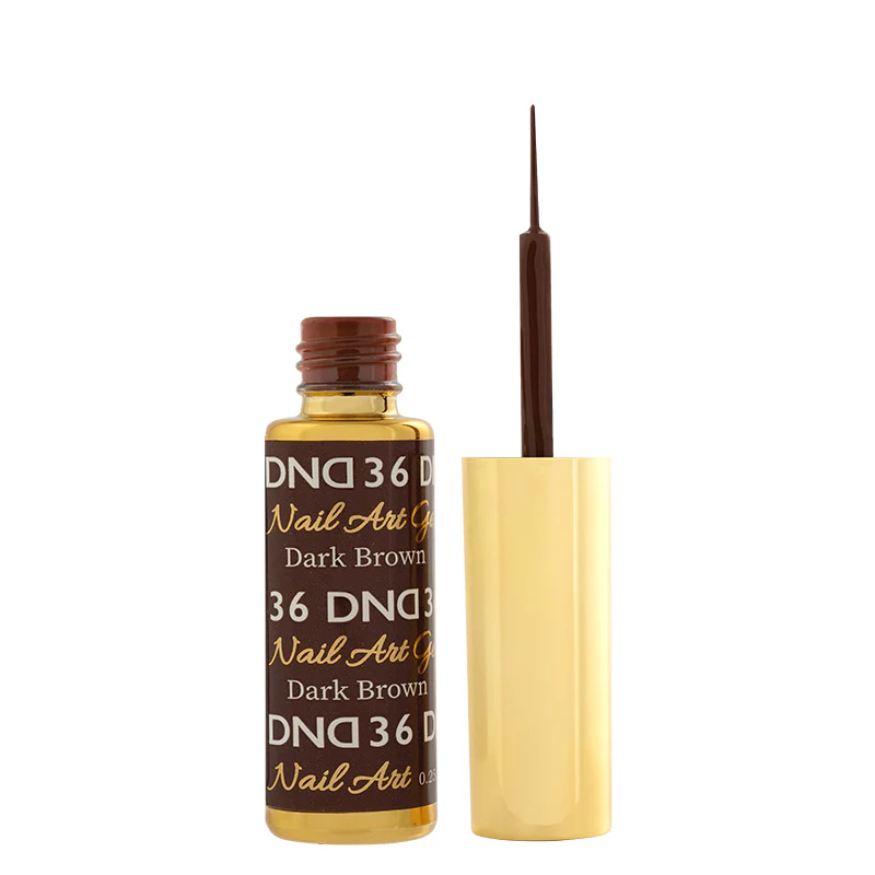 DND36 - Classic Dark Brown Gel Art Liner - Image 2
