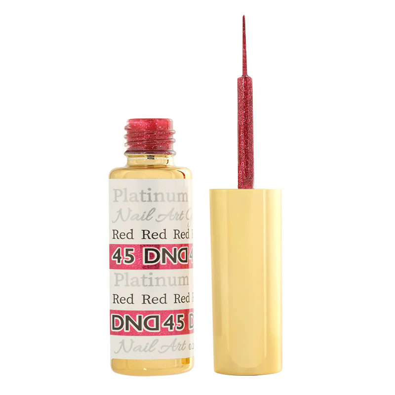DND45 - Platinum Red Gel Art Liner