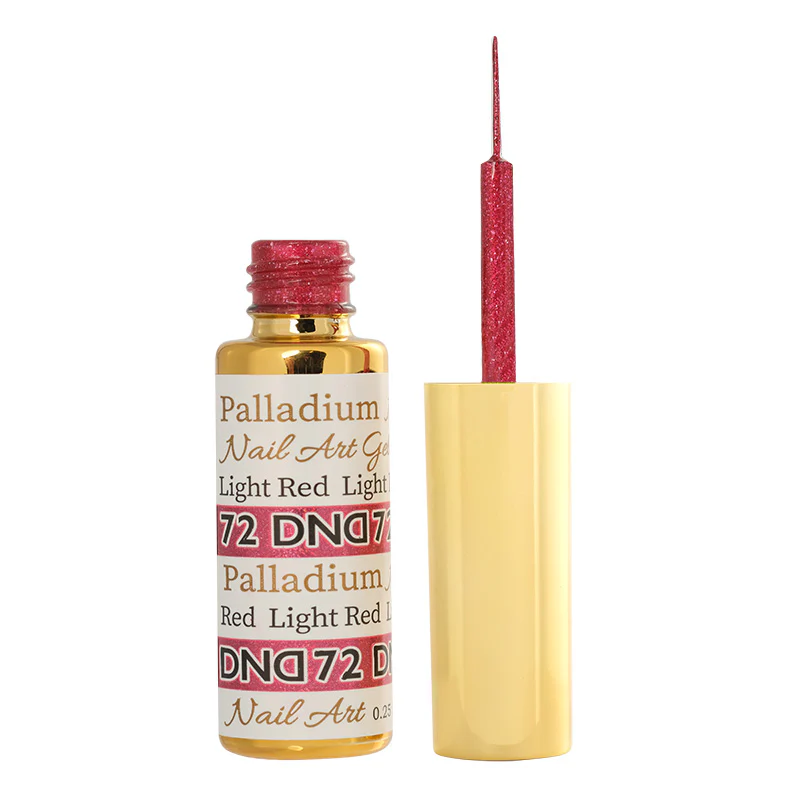 DND72 - Palladium Light Red Gel Art Liner
