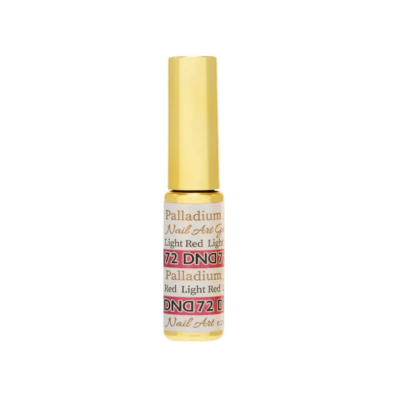 DND72 - Palladium Light Red Gel Art Liner - Image 2