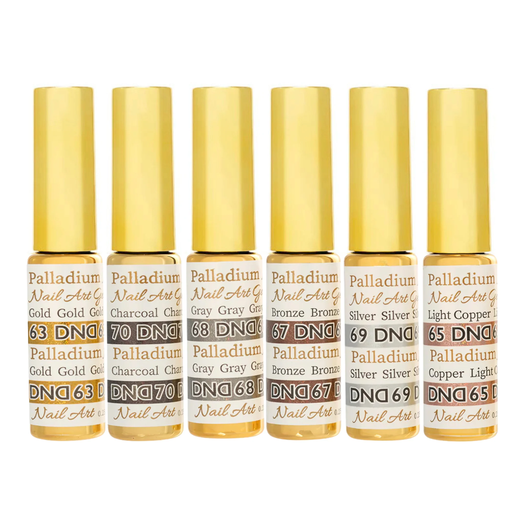 Gel Nail Art Liner - Palladium Bundle - Image 2