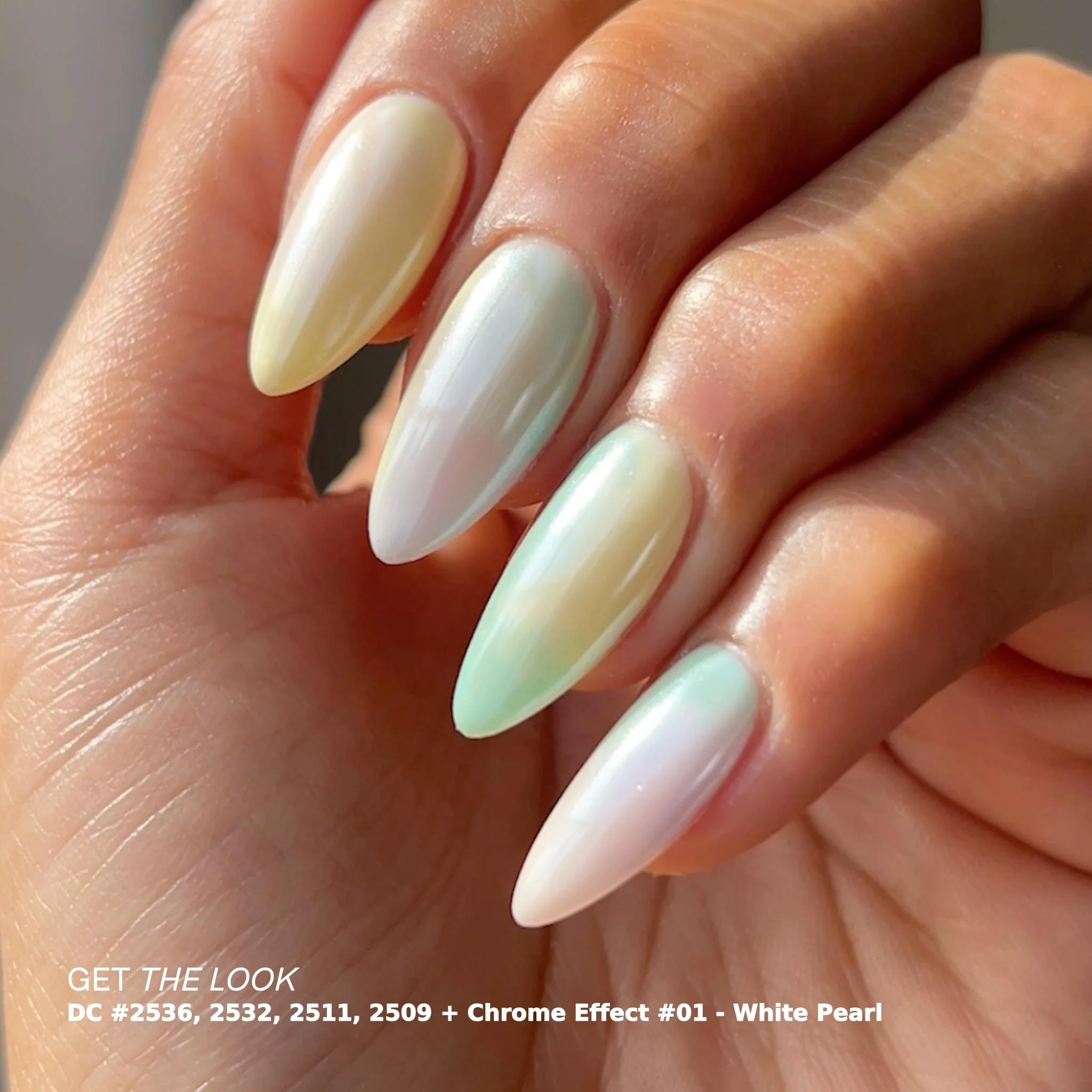 DND Chrome Effect White Pearl #01 - Image 6
