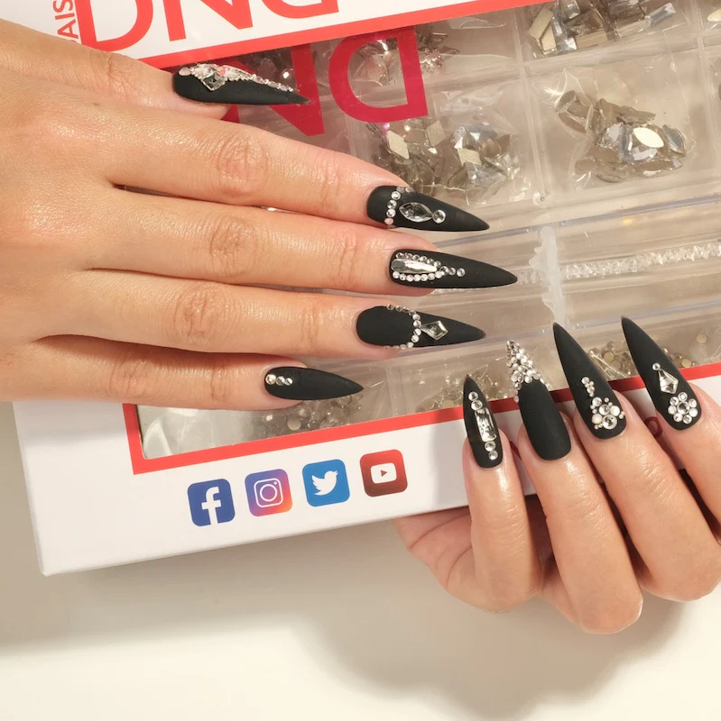 Nail Crystal Kit Silver #04 - Image 2