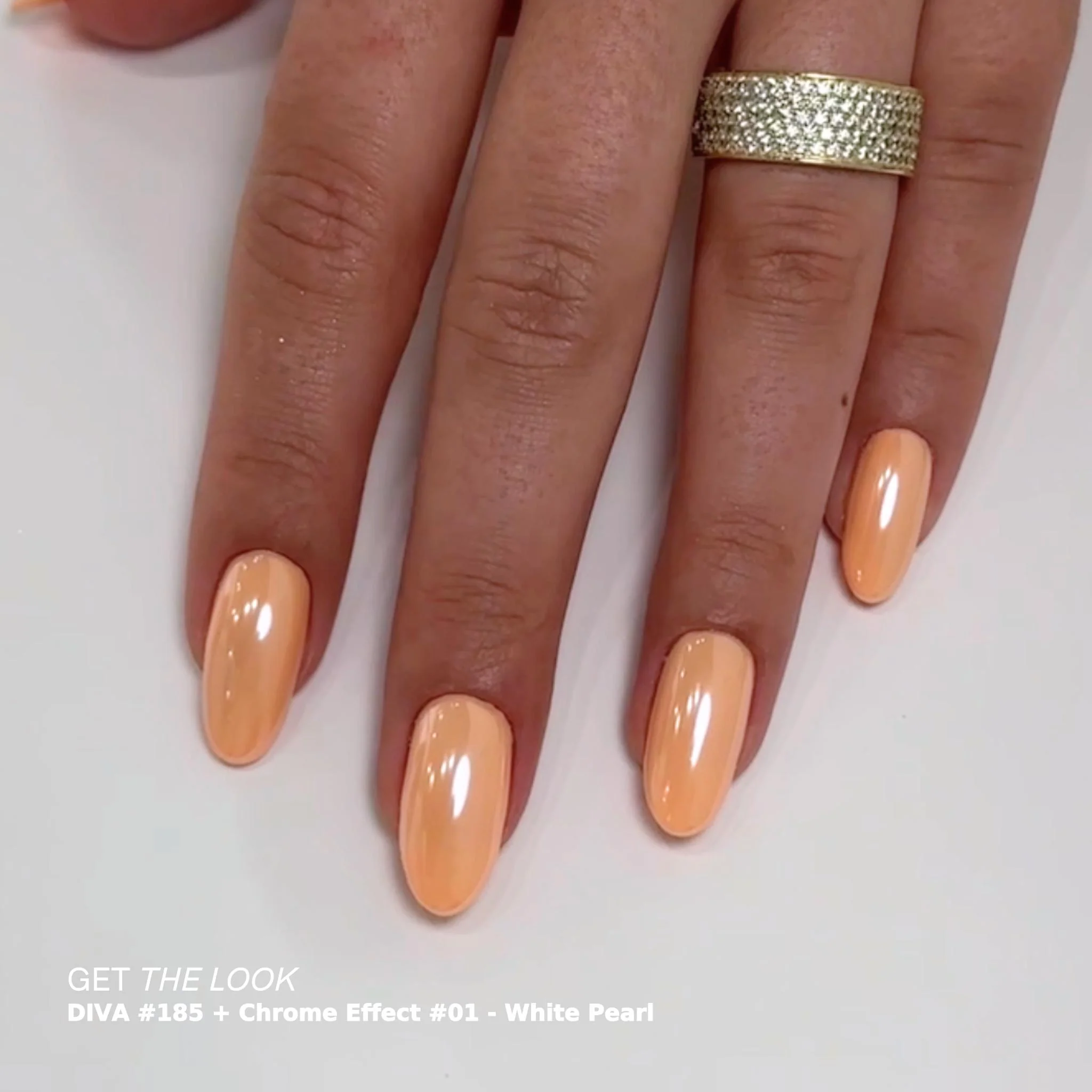 DND Chrome Effect White Pearl #01 - Image 5