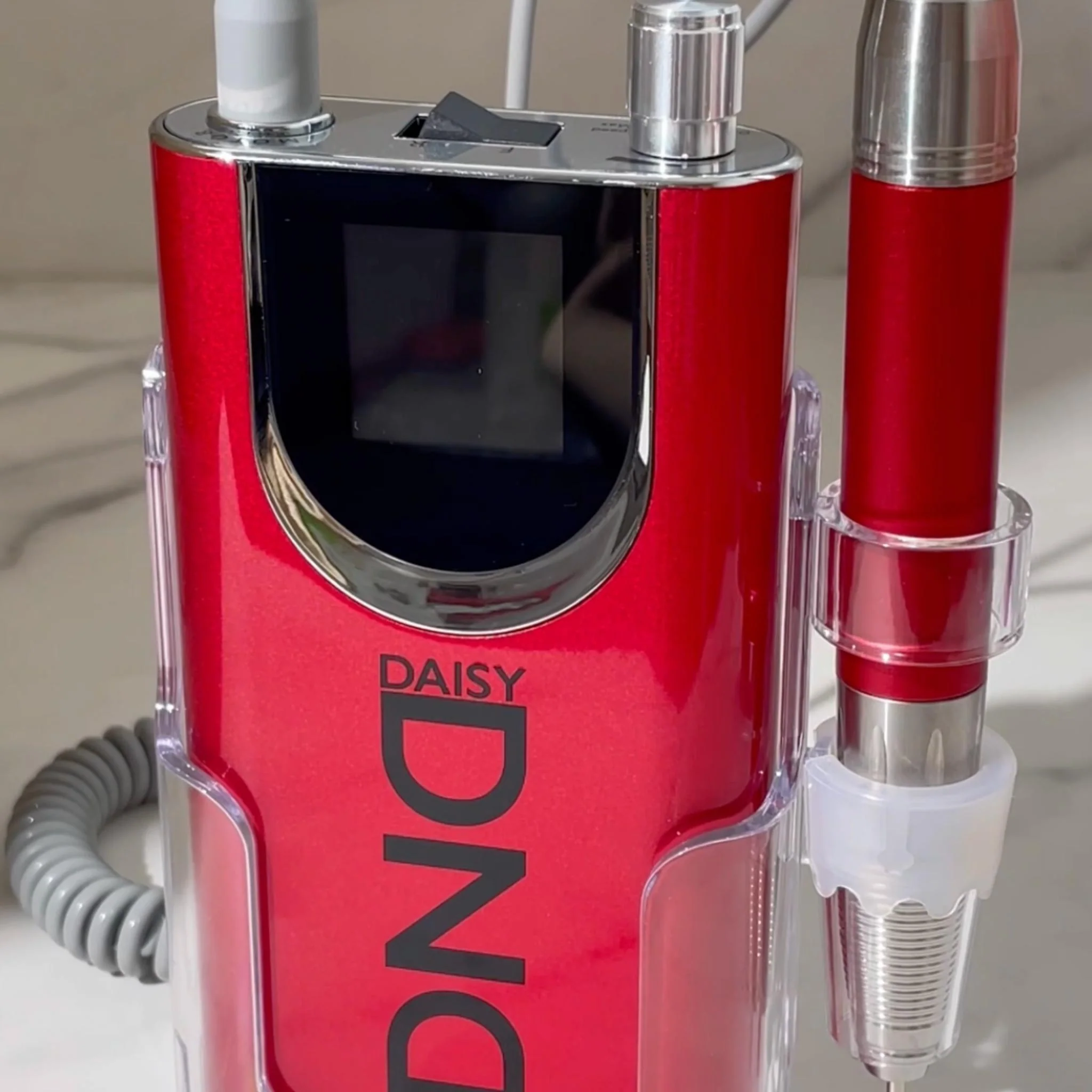 Portable Nail Drill - Red - Image 2