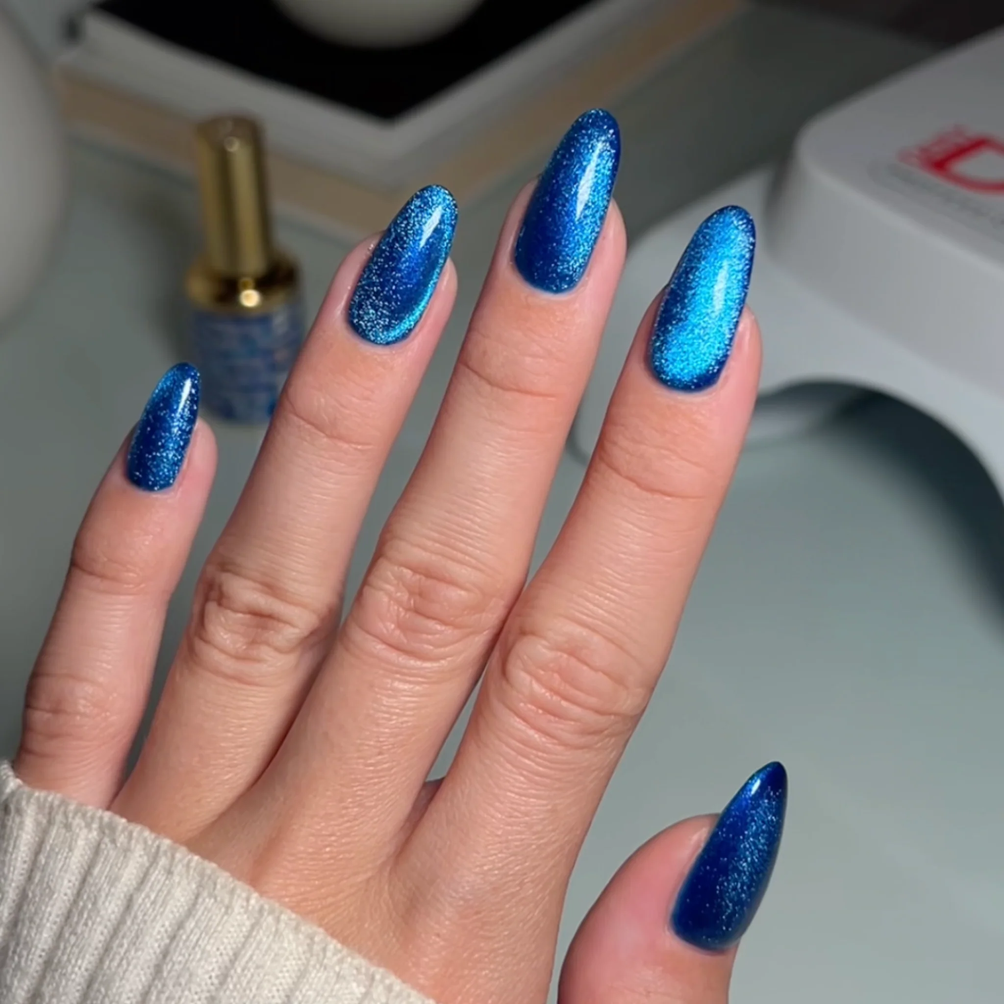 9D Cat Eye Smoothie #04 - Galactic Sapphire - Image 2