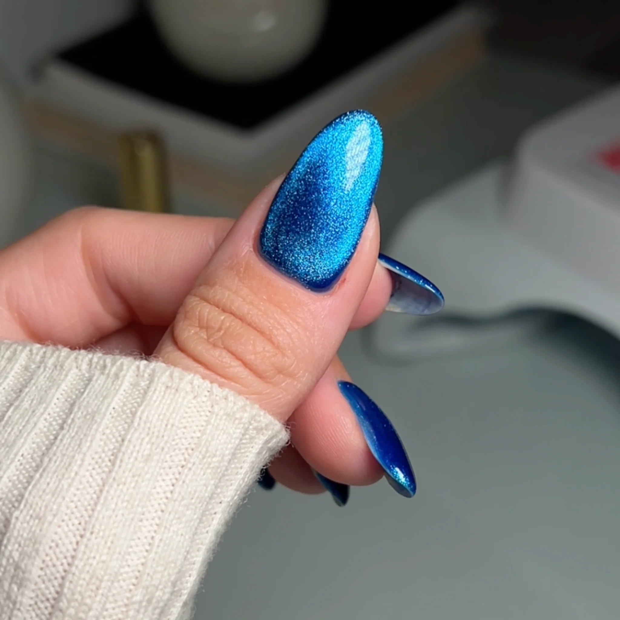 9D Cat Eye Smoothie #04 - Galactic Sapphire - Image 3