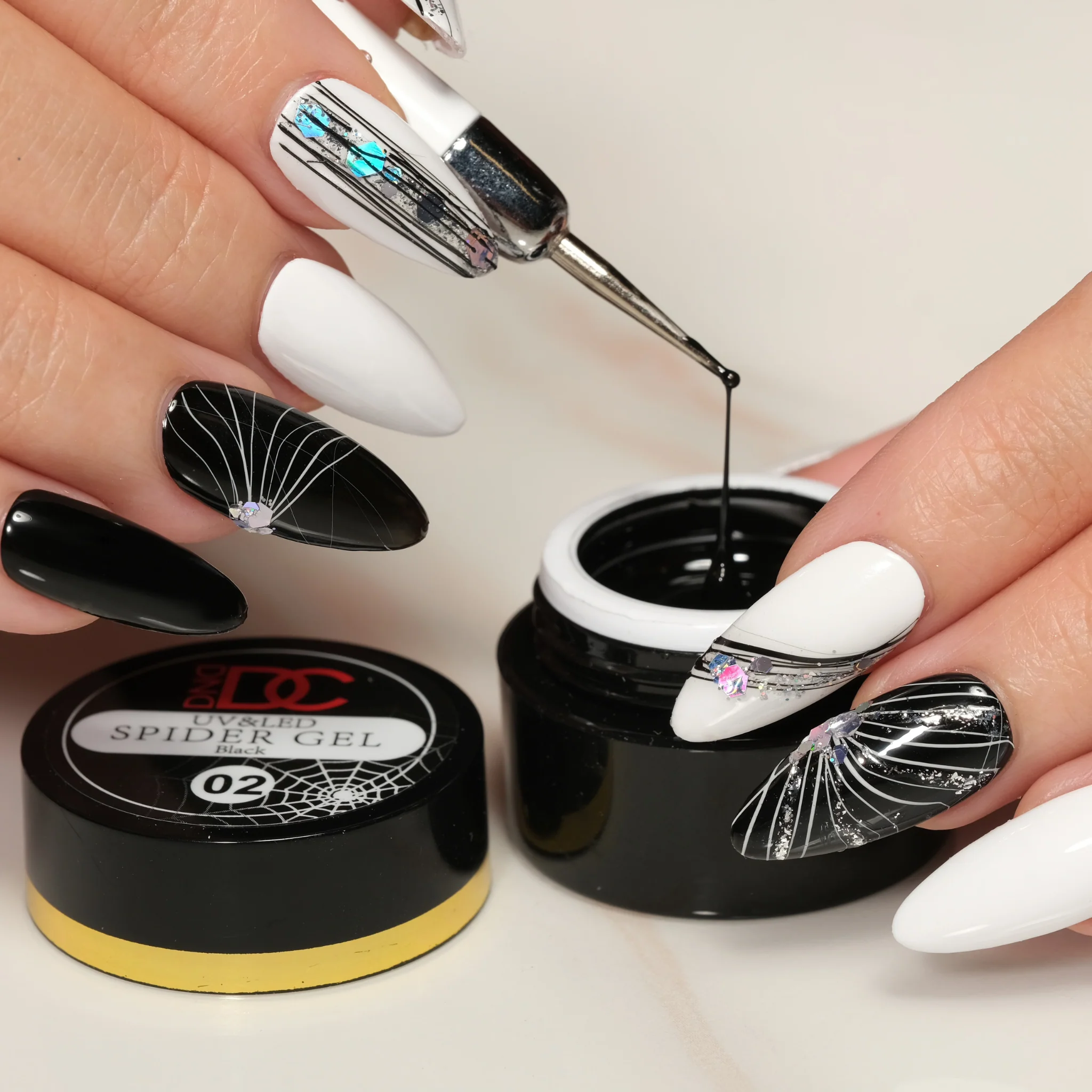 Spider Gel #02 - Black - Image 3